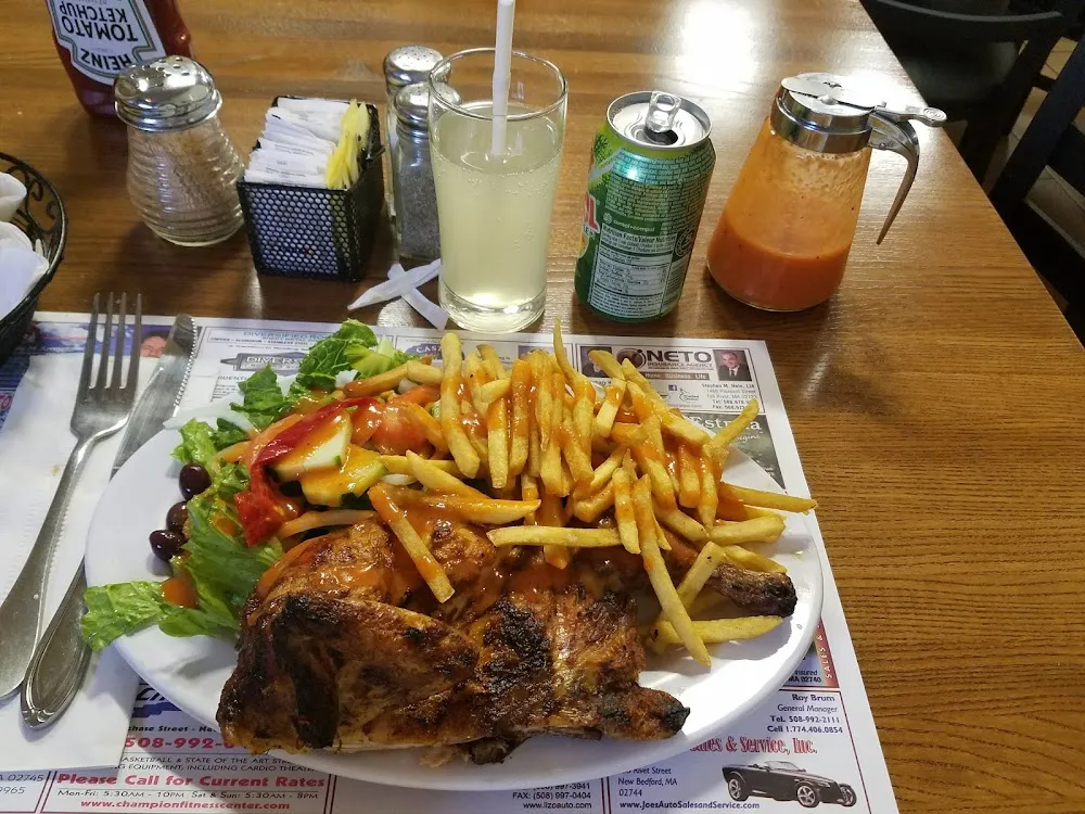 Half Chicken Salad and Fries